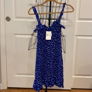 NWT. Pretty blue total sundress. Size small